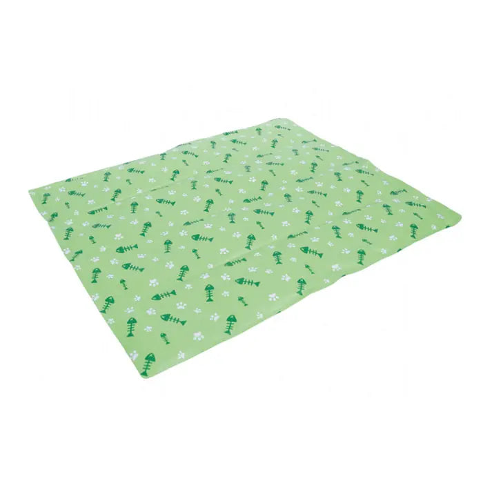 M-Pets Cooling Dog Bed Green Temperature Regulating 40x50cm