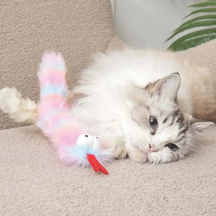 M-Pets Fluffy Lala Catnip Cat Toy with Soft Texture
