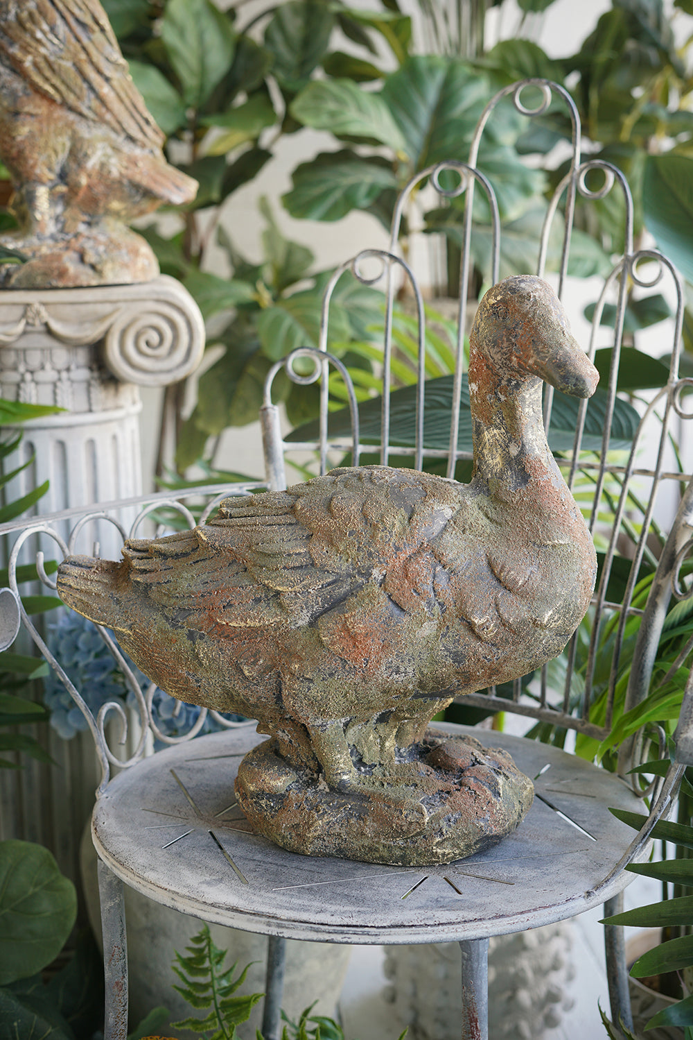 15x8.3x15" Farmhouse Duck Figurine
