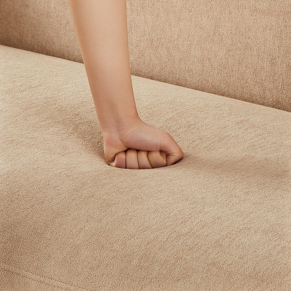 Flow 79 in. Modern Upholstered Velvet Sofa - Nomad
