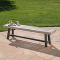Acacia Wood Outdoor Dining Bench