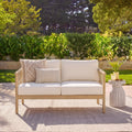 Light Teak Acacia Wood Patio Seating