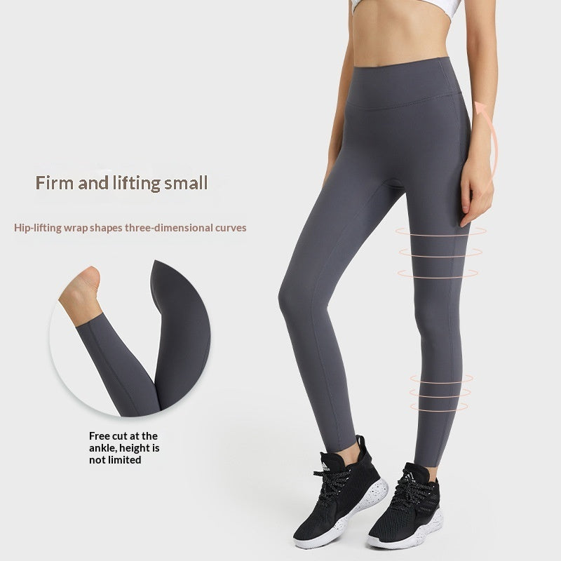Womens High-Waisted, Butt-Lifting Yoga Pants With A Seamless Design