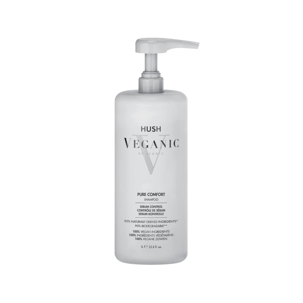 Hush Veganic Pure Comfort Balancing Shampoo for Oily Hair 1000 ml