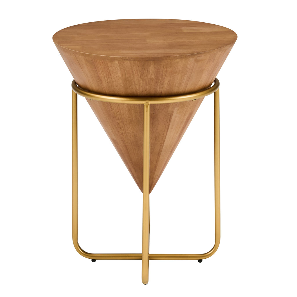 Minimalist & Luxe Wood Side Table