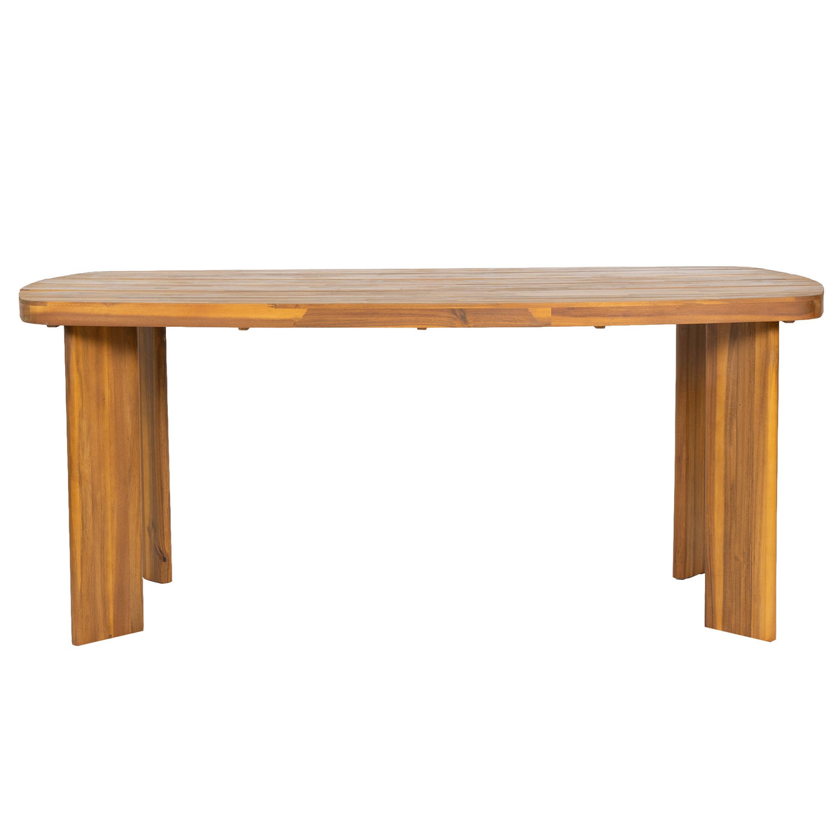 7-Piece Outdoor Patio Dining Set with Teak Finish