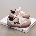 2026 Spring Autumn New Kids Skate Shoes, Breathable German Trainers, Fashion Bow Casual Sneakers For Little & Big Girls