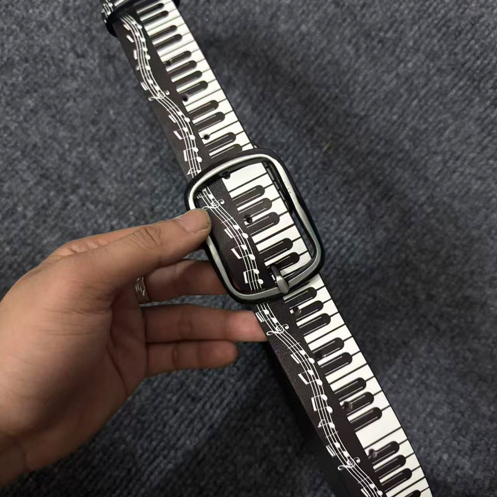 Unisex Versatile Music-style Pin-buckle Leather Belt