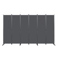 Room Divider 6-Panel - Black