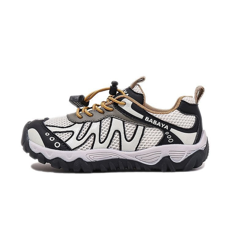 2026 New Kids Mesh Sneakers, Boys Outdoor Hiking Non-slip Running Shoes, Girls Dad Sneakers