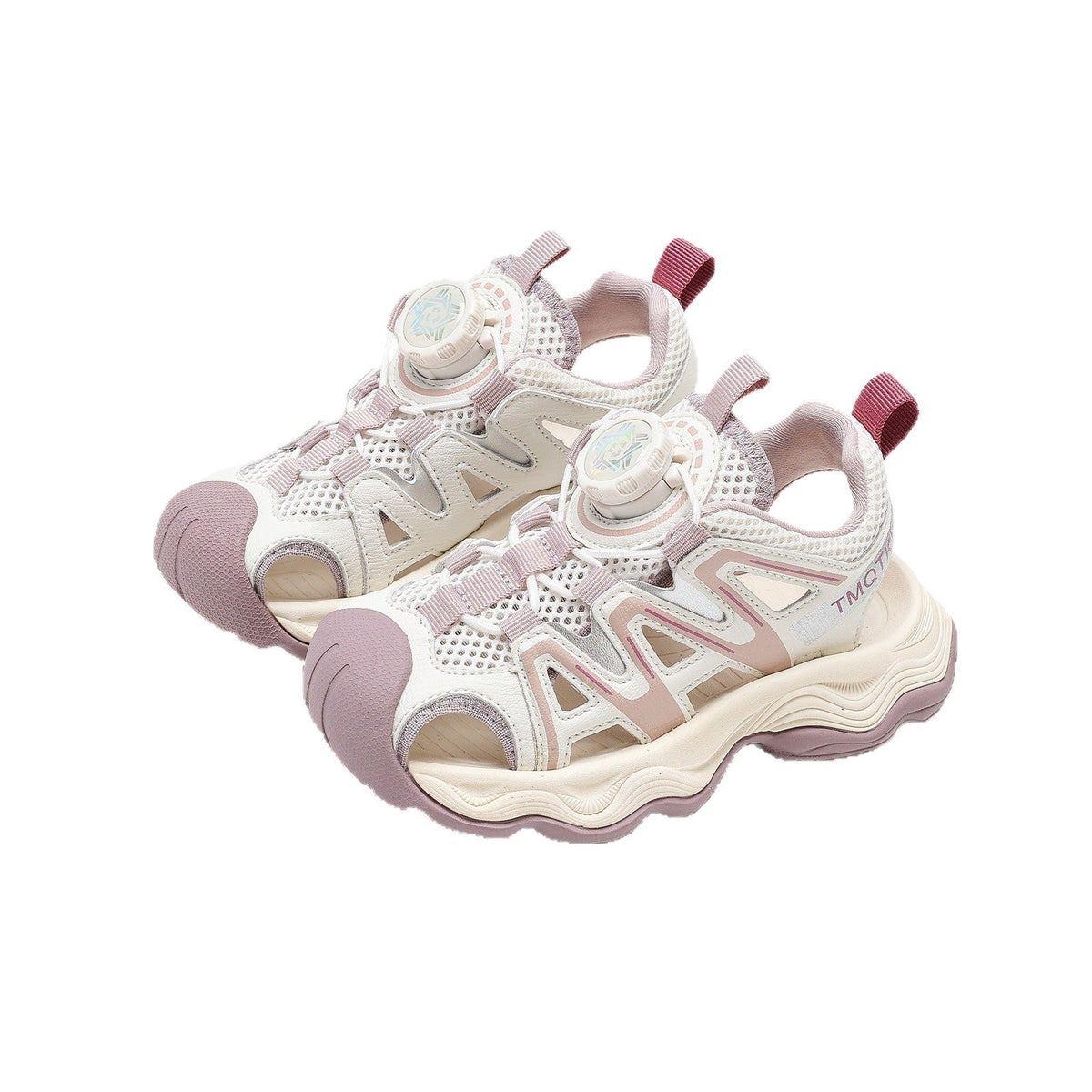 2026 Summer New Kids Sports Sandals, Girls Breathable Non-Slip Mesh Shoes, Baby Girls Hollow Out Soft Sole Beach Shoes