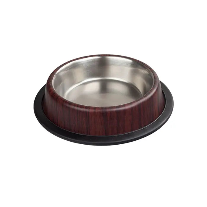Oripet Bamboo Pattern Stainless Steel Pet Bowl 32oz