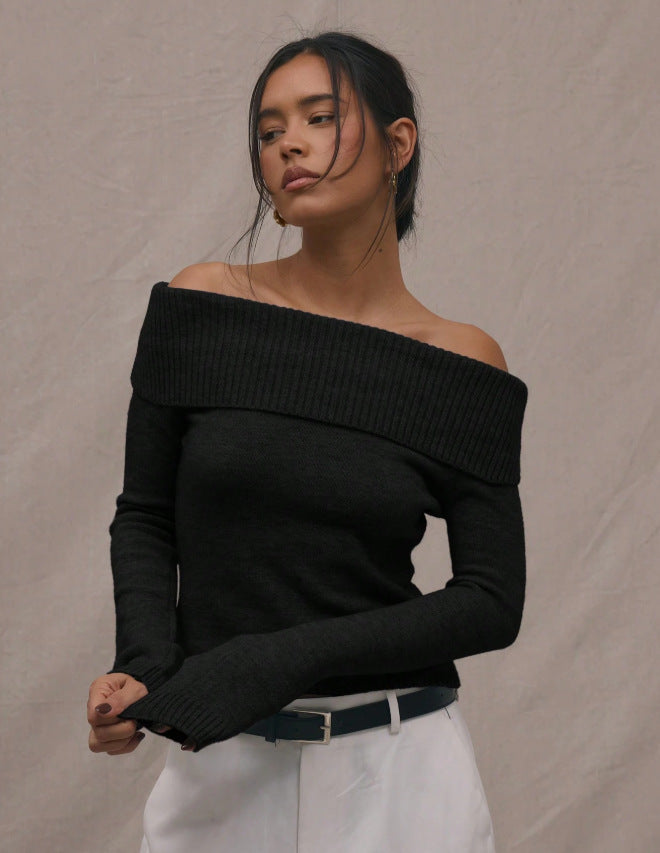 Figure-flattering Slimming Short-length Long-sleeve Top