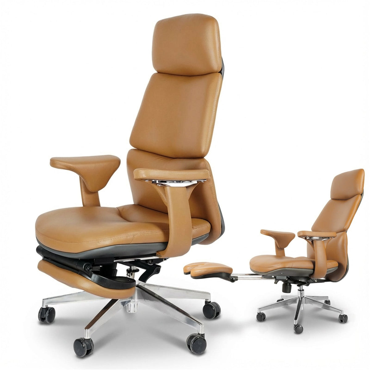 Ergonomic Leather Executive Office Chair