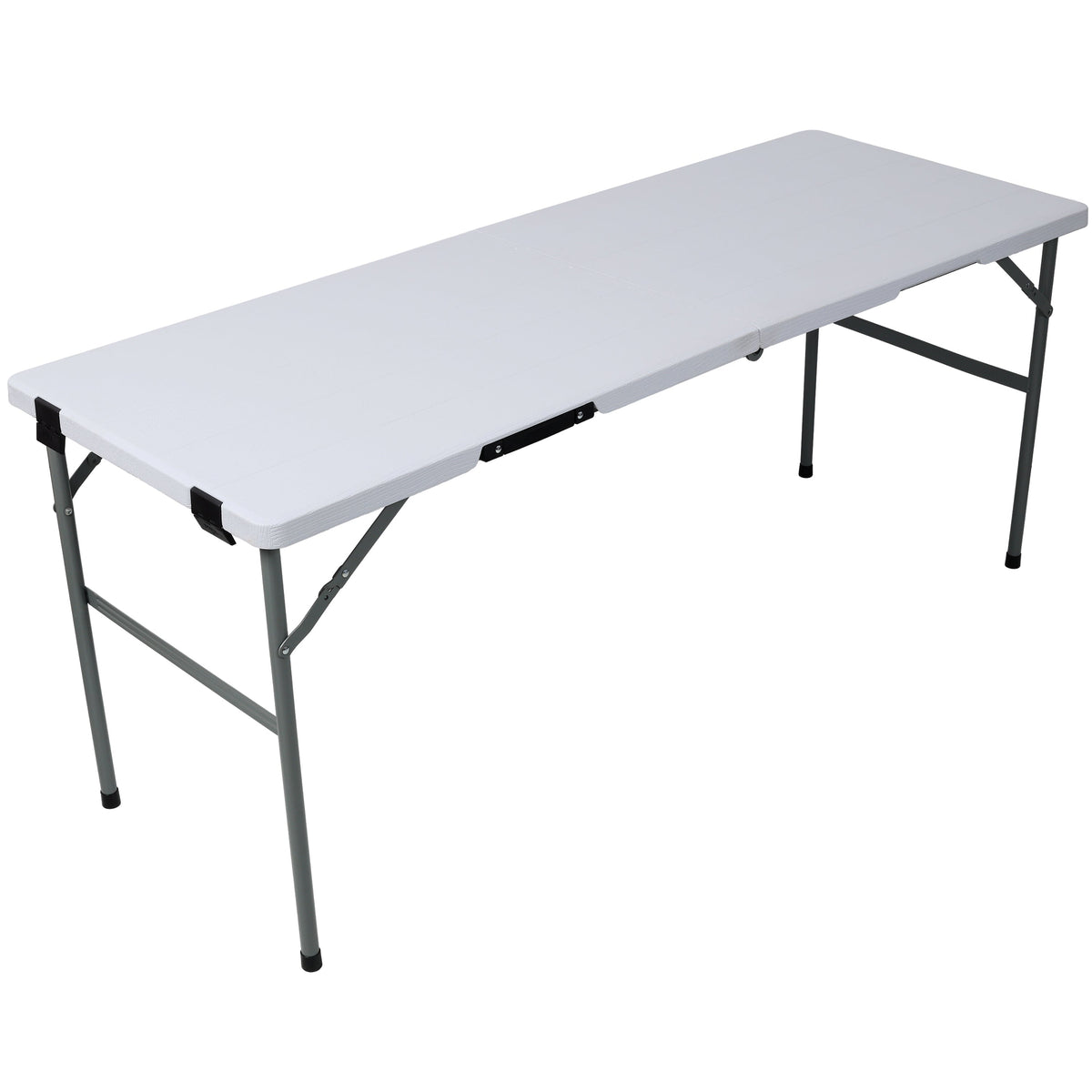 70 Inch Portable Folding Picnic Table Set with 2 Benches