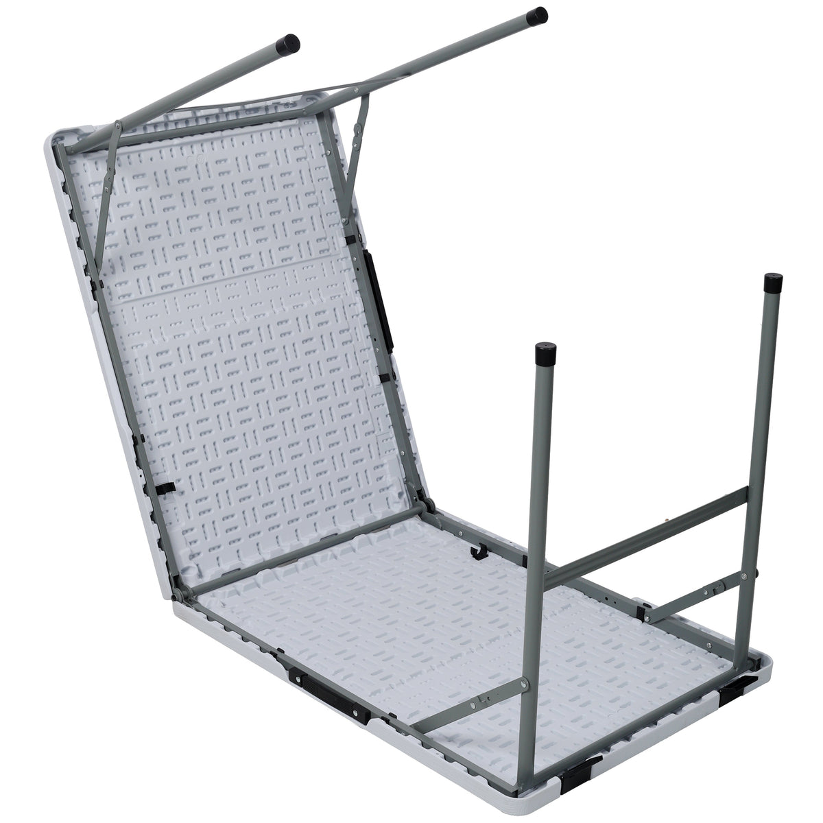 70 Inch Portable Folding Picnic Table Set with 2 Benches