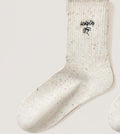 Embroidered Ruffle-ankle Socks For Women