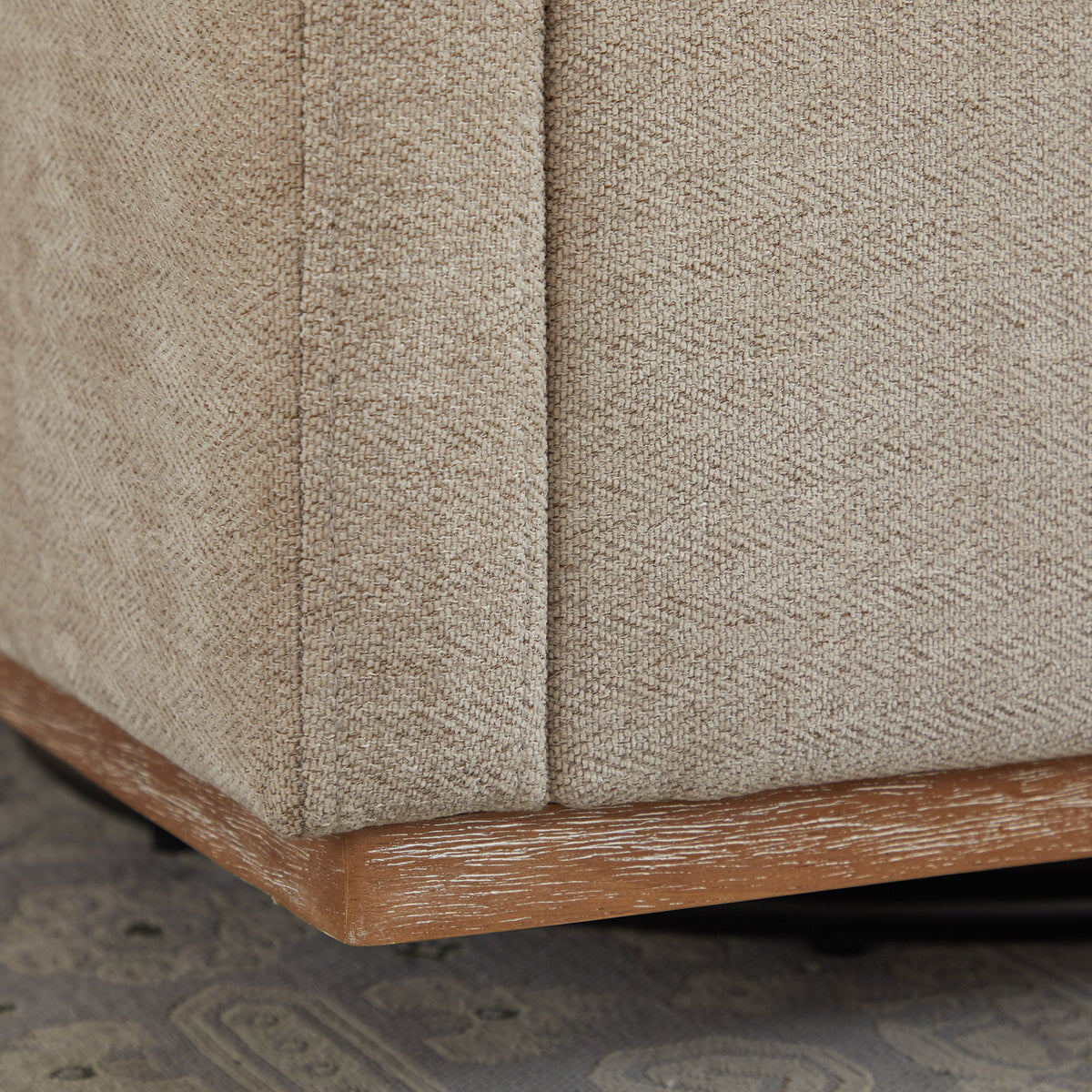30.7"W Square Upholstered 360° Swivel Accent Chair
