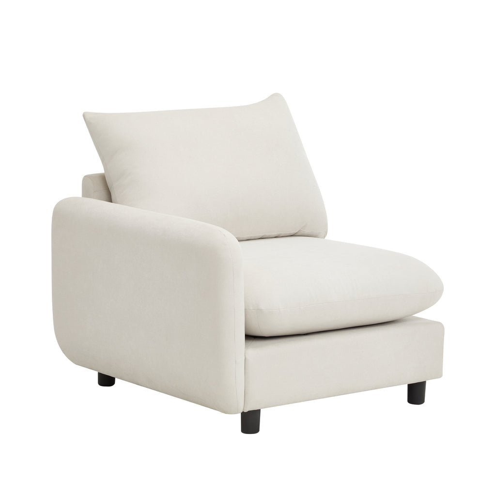 69 in. 2-Seats Modular Sectional Sofa Corner Chair Sofa Couch