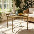 Multi-Functional Circular Center Table for Living Room