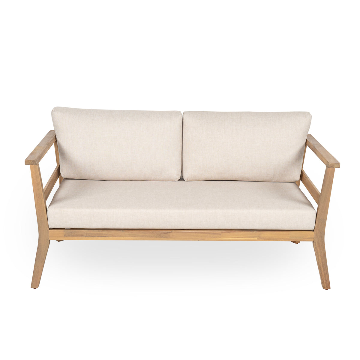 Acacia Outdoor Loveseat & Coffee Table for Patio