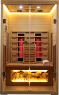 Two Person Hemlock Wood Far-Infrared Sauna Room