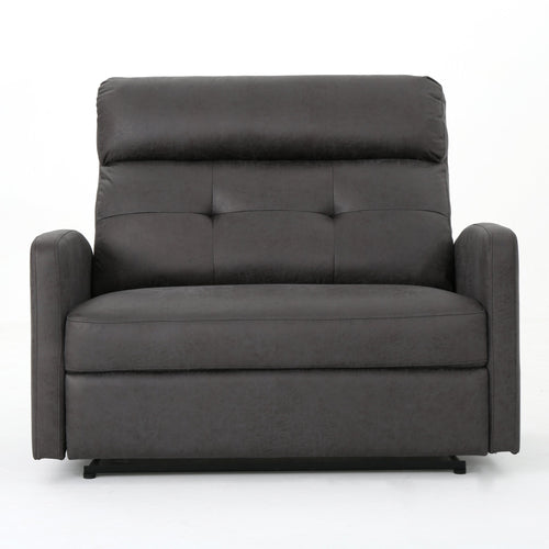 Reclining Loveseat - Leather Double Recliner Sofa
