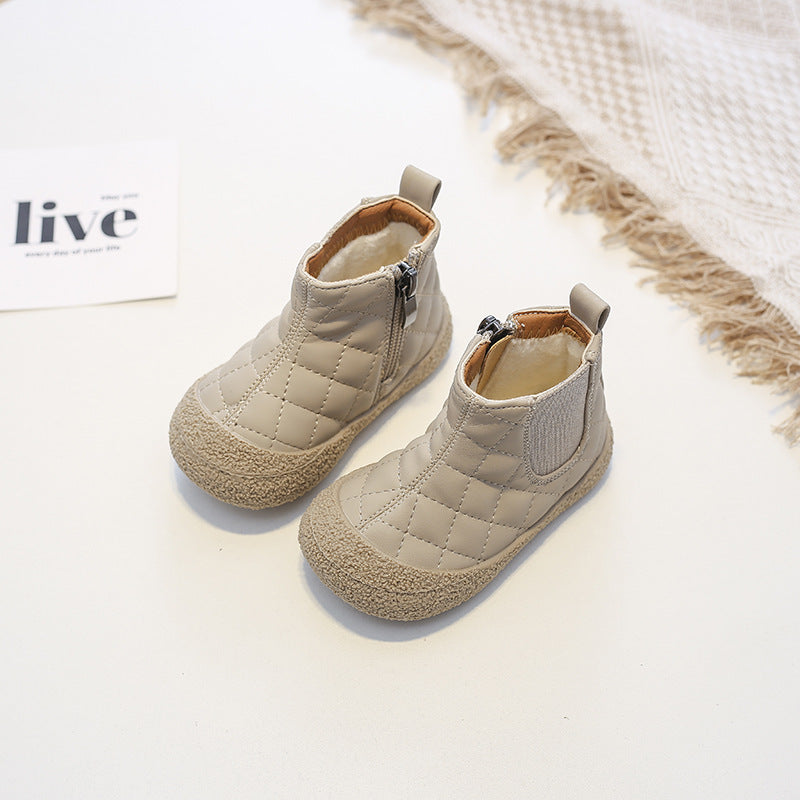 Childrens Soft-soled Comfortable And Warm Cotton Boots