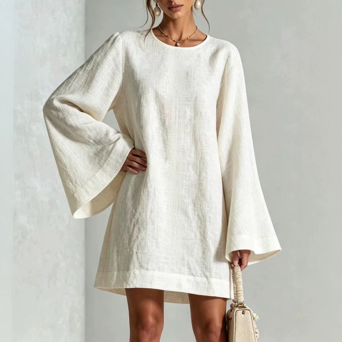 Stylish Casual Round-neck Elegant Dress For Women