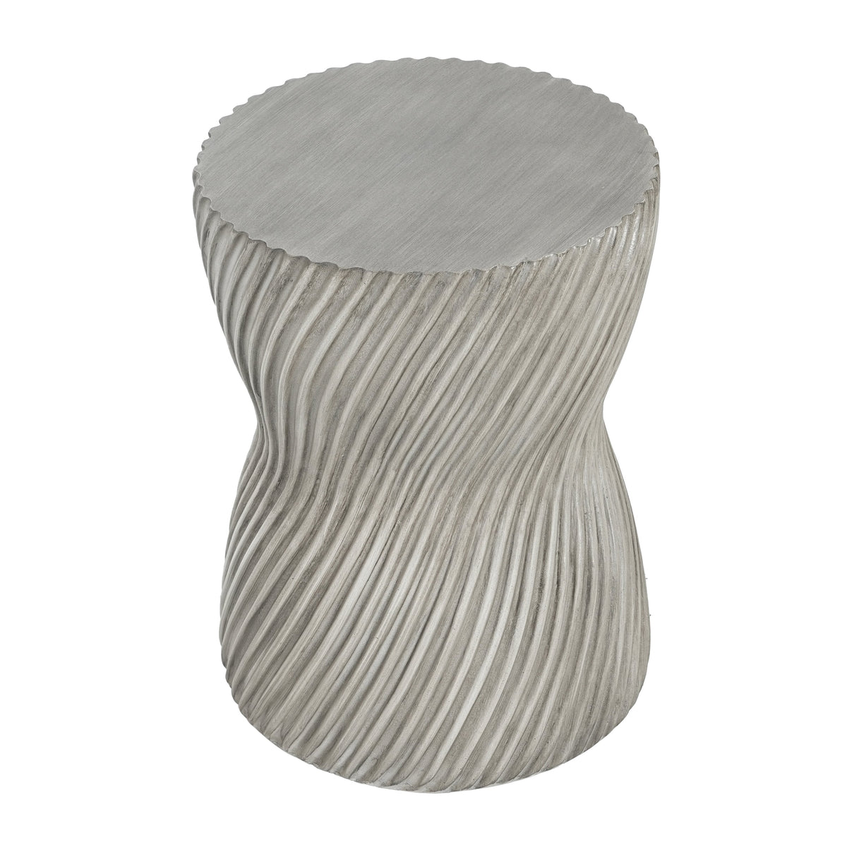 Outdoor MGO Concrete Hourglass Side Table