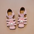 2026 Summer Baby Girls Closed-Toe Roman Sandals, Cute Bow Princess Kids Sandals