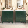 60" Bathroom Vanity with Double Sink Combo Set