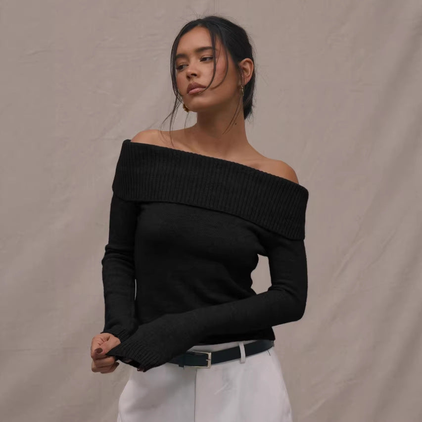 Figure-flattering Slimming Short-length Long-sleeve Top