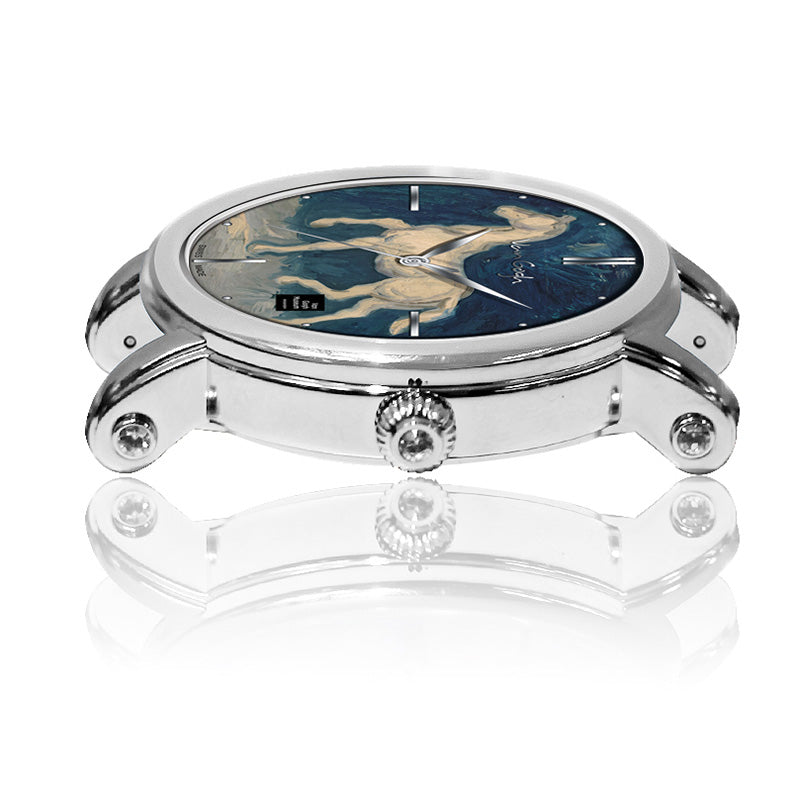 Van Gogh Quartz Wrist Watch Horse Plaster Statue