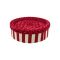 Petpretty Plush Donut Bed for Cats and Small Dogs 50x50x15cm
