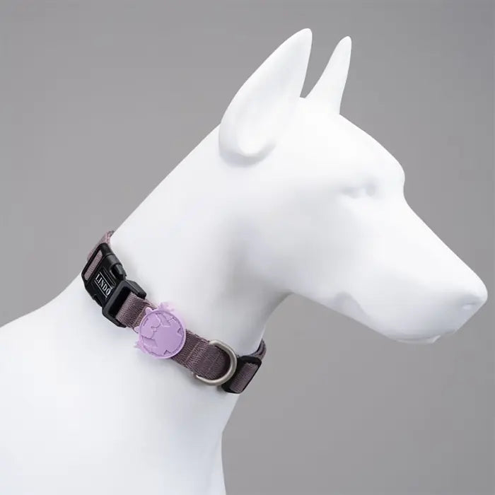 Lindo Dog Collar Small Adjustable Patterned Neck Strap 30-44cm