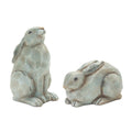 Bunny rabbit figurine (set of 2)