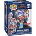 Funko Pop! Art Series Marvel Patriotic Age - Captain Marvel Vinyl Figure #34