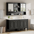 60" Double Sink Bathroom Vanity Set with Tall