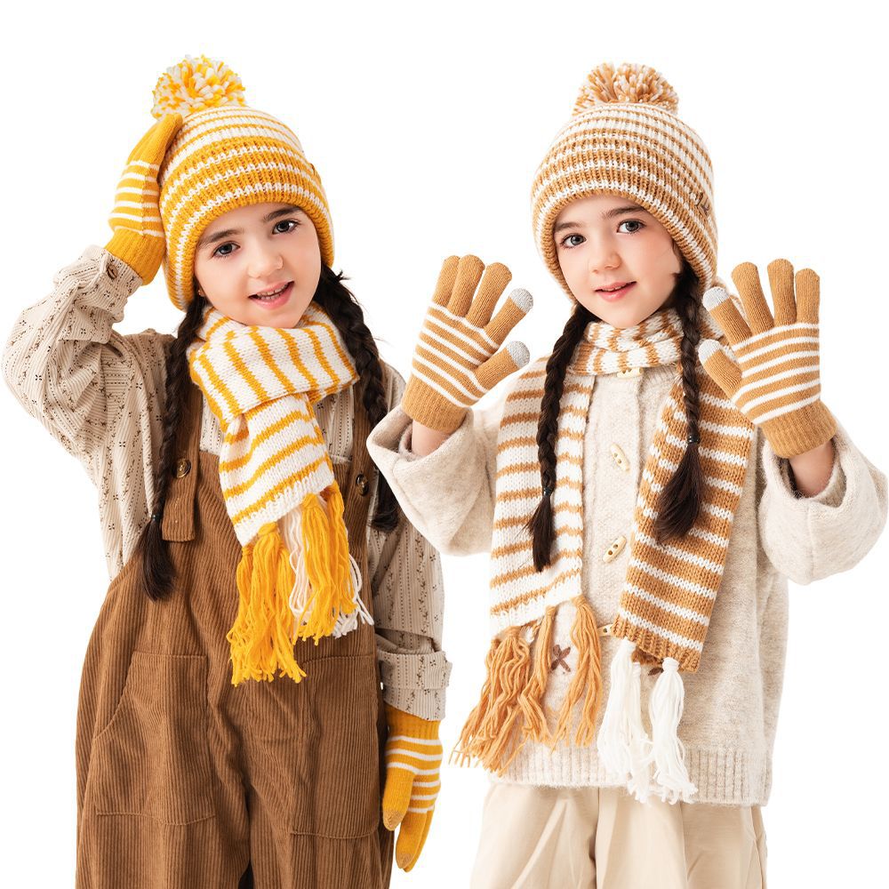 Cross-border Exclusive Childrens Knit Warm Hats Woolen Hats For Kids