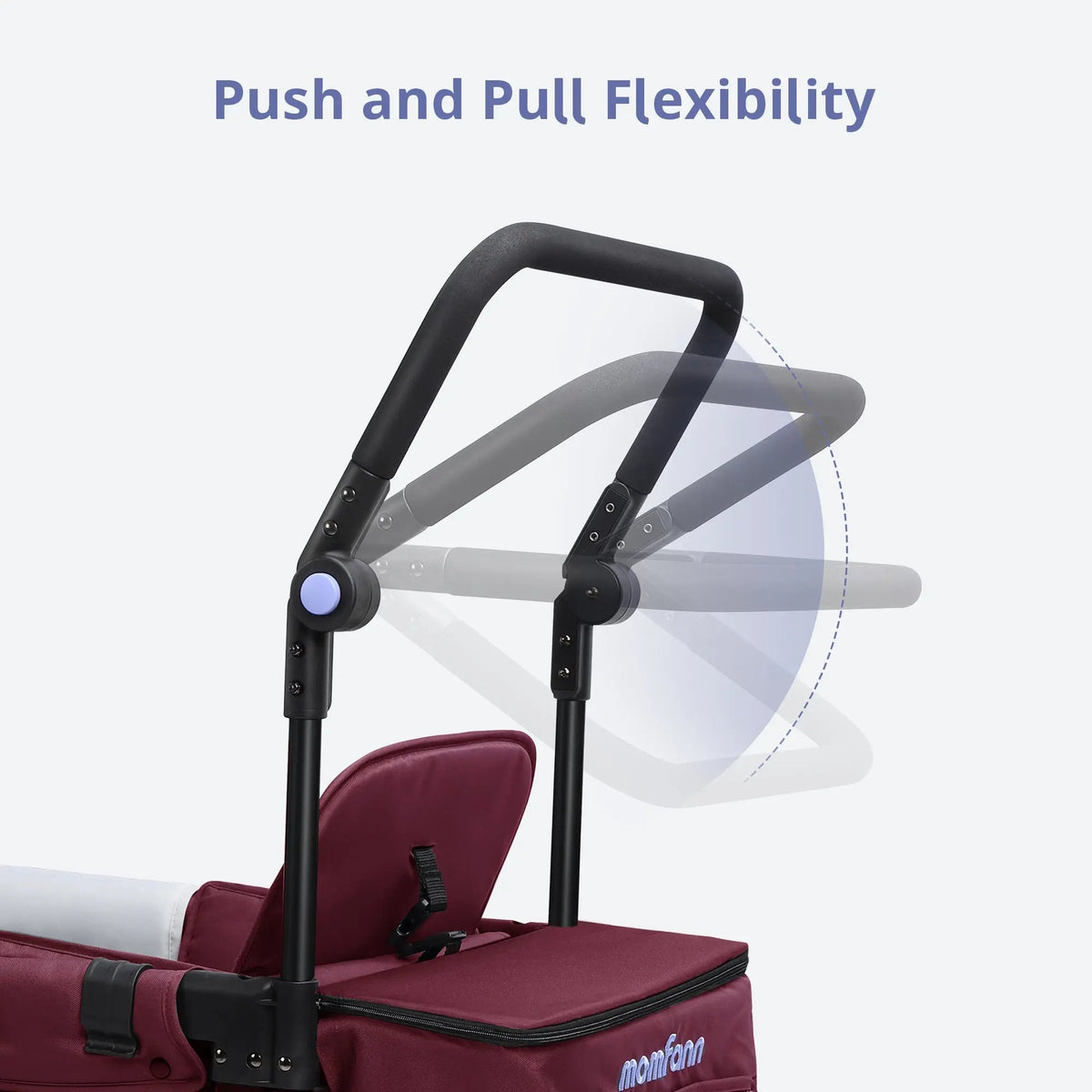 Momfann 2-Seater All-Terrain Stroller Wagon for Kids