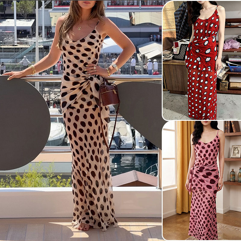Autumn New Arrival Dress Elegant And Sexy With A Printed Design