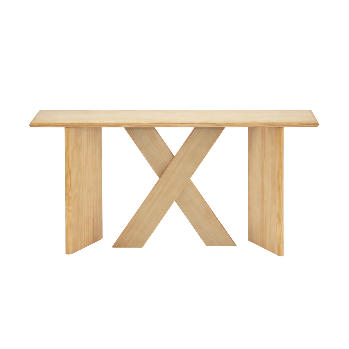 Minimalist Modern X‑Frame Console Table