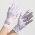 Sunscreen For Women Summer Ice-Feel Two-Finger Cut UV-Protective Thin Gloves
