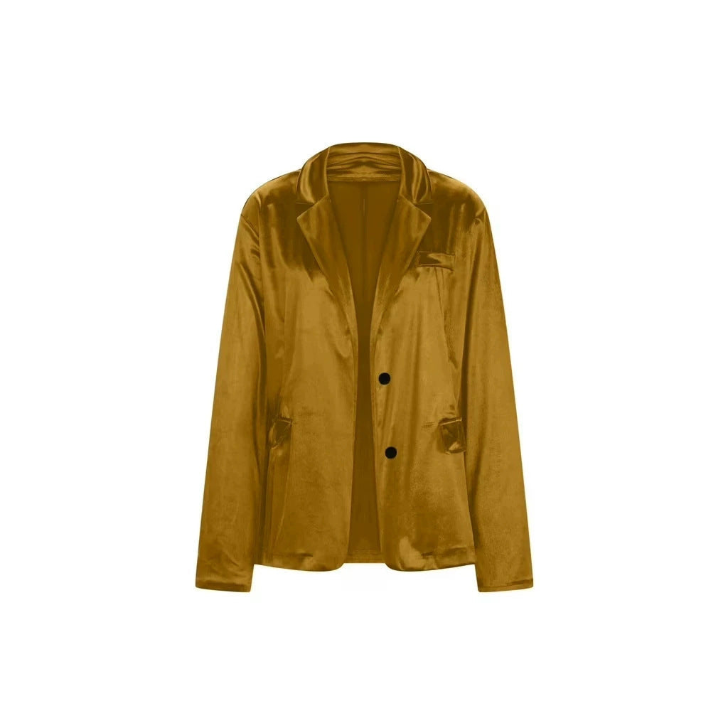 Two-button Long-sleeve Blazer