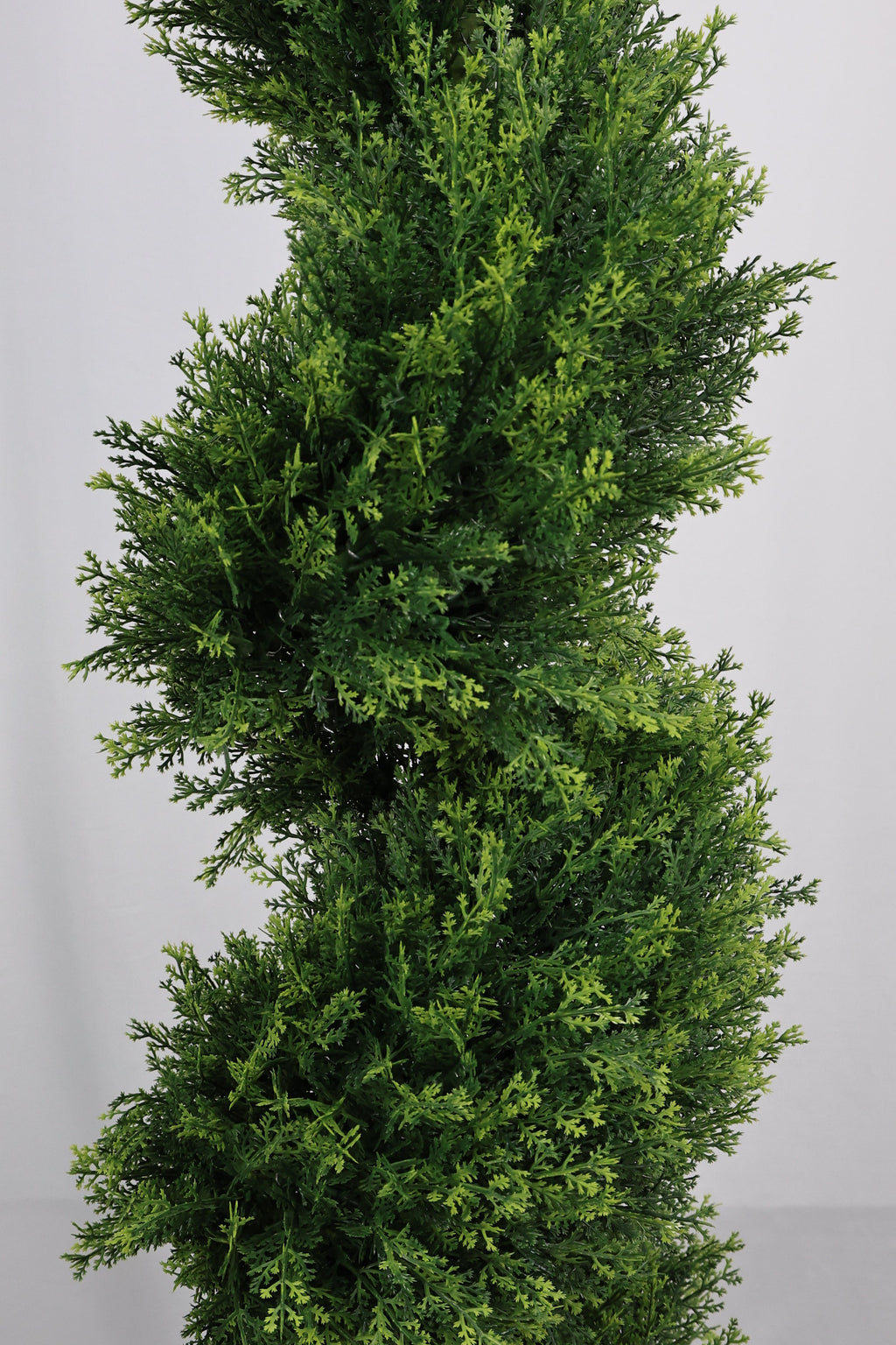 6FT Two-Tone Spiral-Shaped Potted Cedar Tree Set