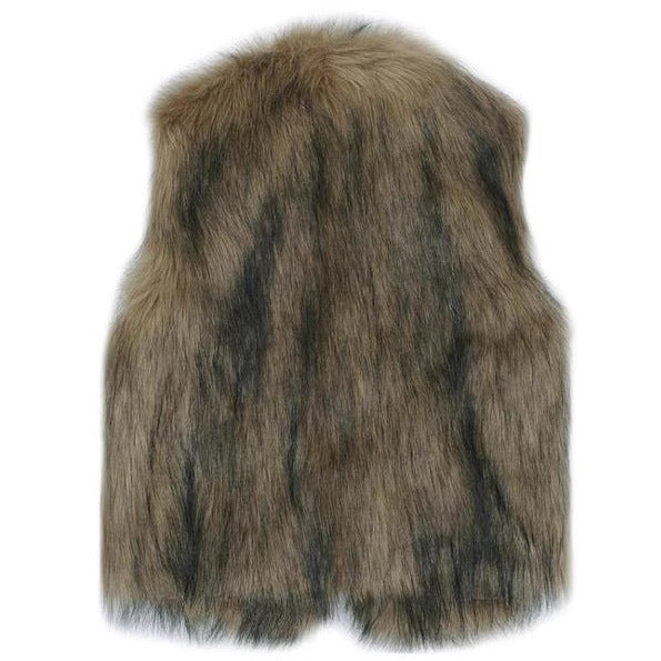 Fashionable New Fox-fur Long Vest