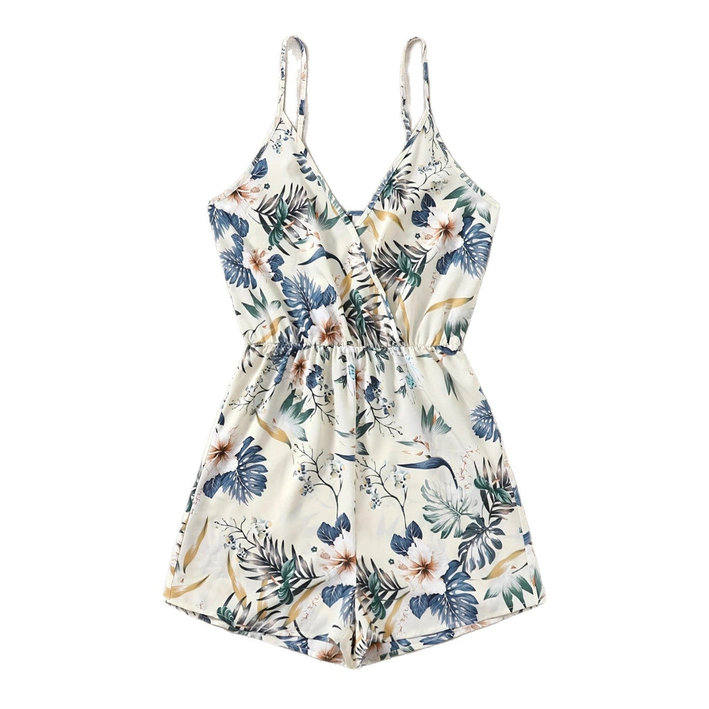 Elegant Adjustable Casual Cross-Strap Jumpsuit For Women