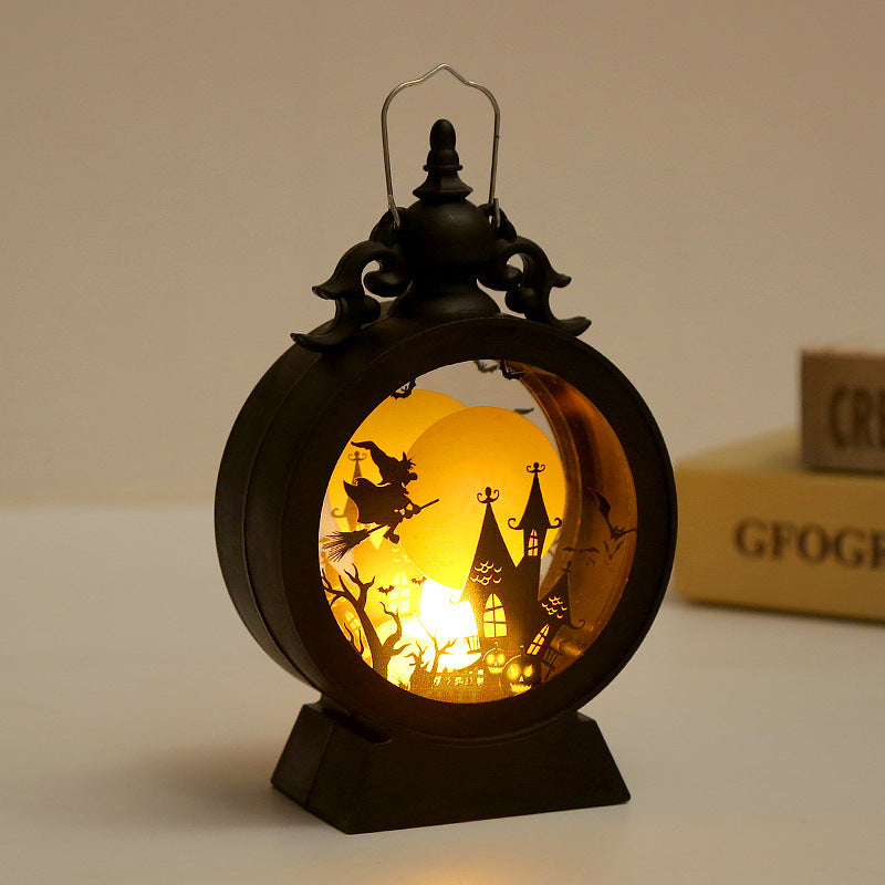 Vintage-Style Halloween LED Lantern