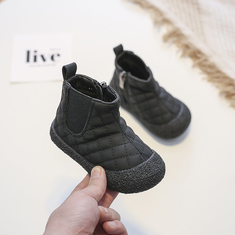 Childrens Soft-soled Comfortable And Warm Cotton Boots
